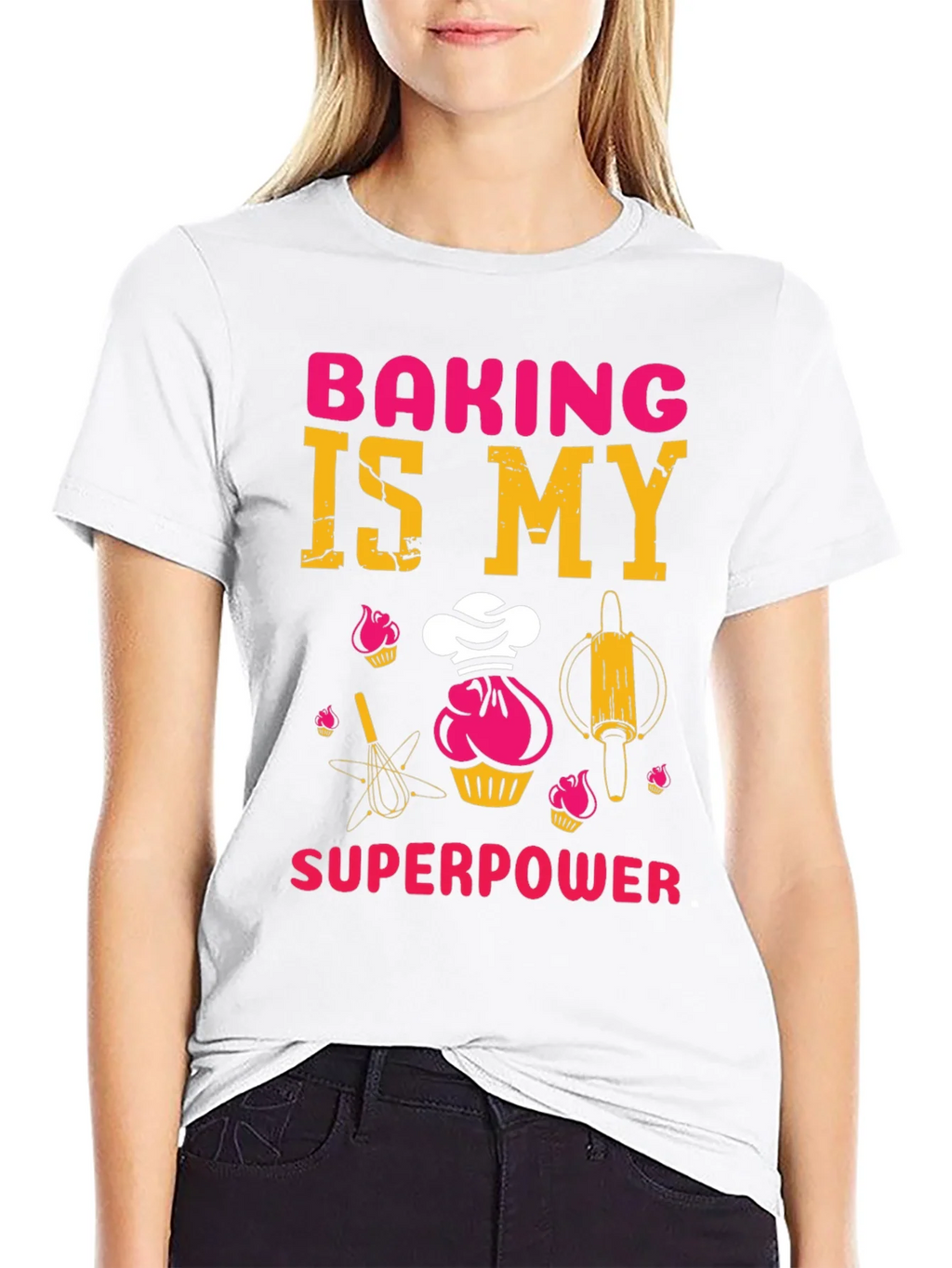 Baking is My Superpower T-Shirt product image 8