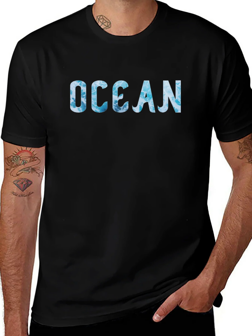Ocean Waves Graphic Tee - Cool Sea T-Shirt product image 1