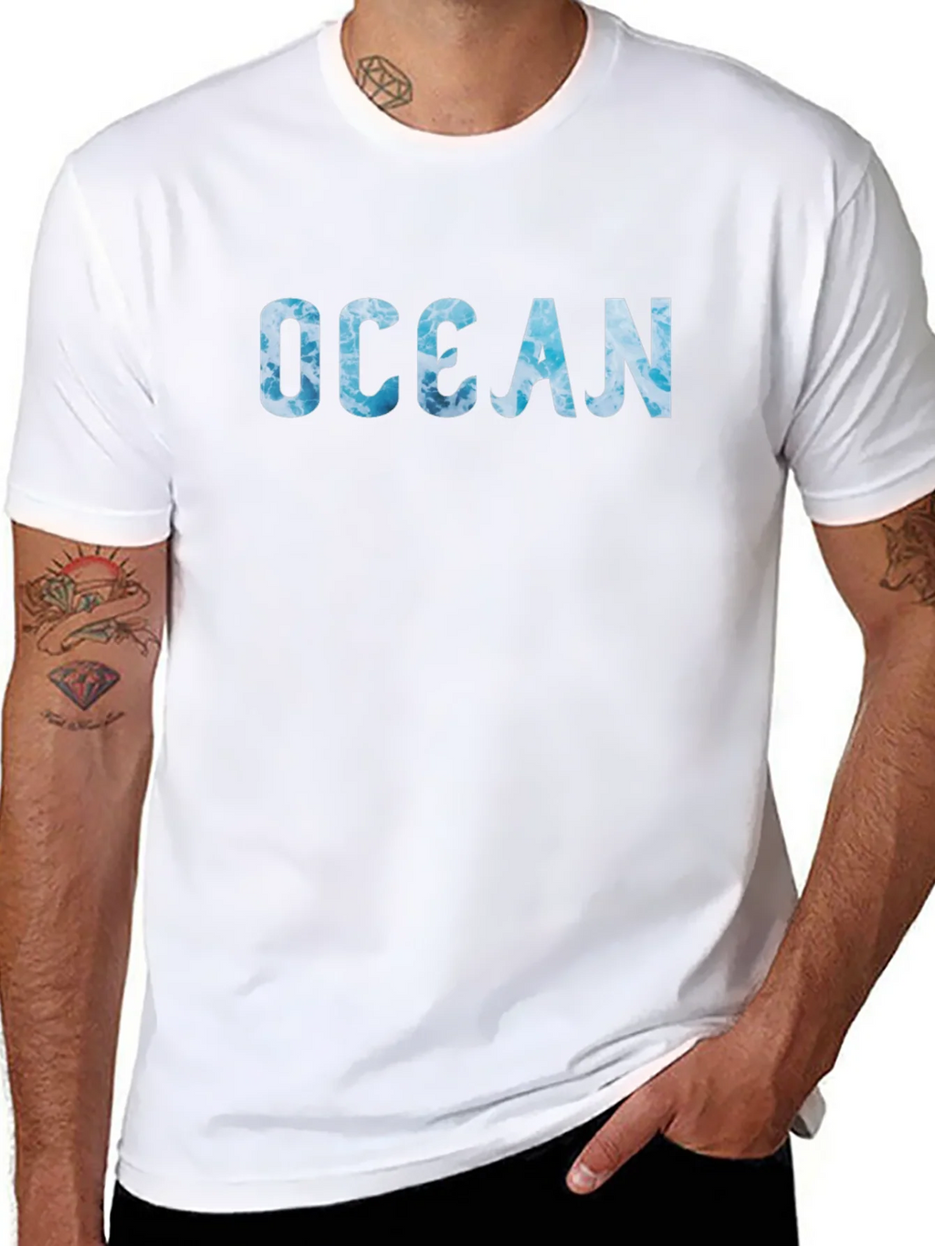 Ocean Waves Graphic Tee - Cool Sea T-Shirt product image 7