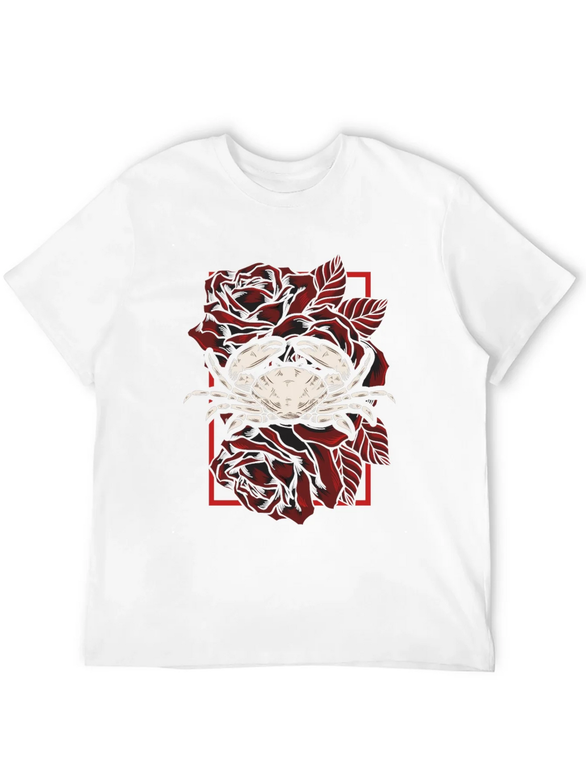 Crab & Roses Graphic Tee - Mens Black T-Shirt product image 11