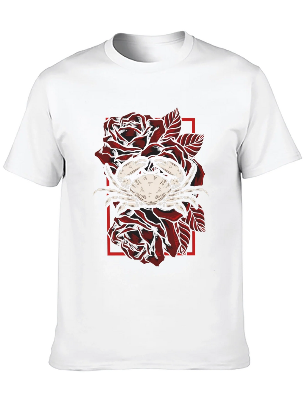 Crab & Roses Graphic Tee - Mens Black T-Shirt product image 9