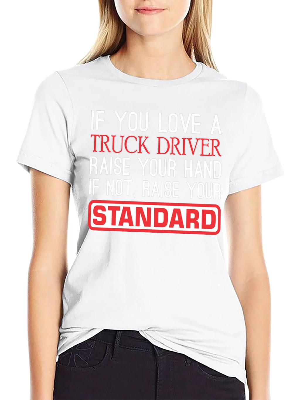 Truck Driver Love Funny Graphic T-Shirt product image 8