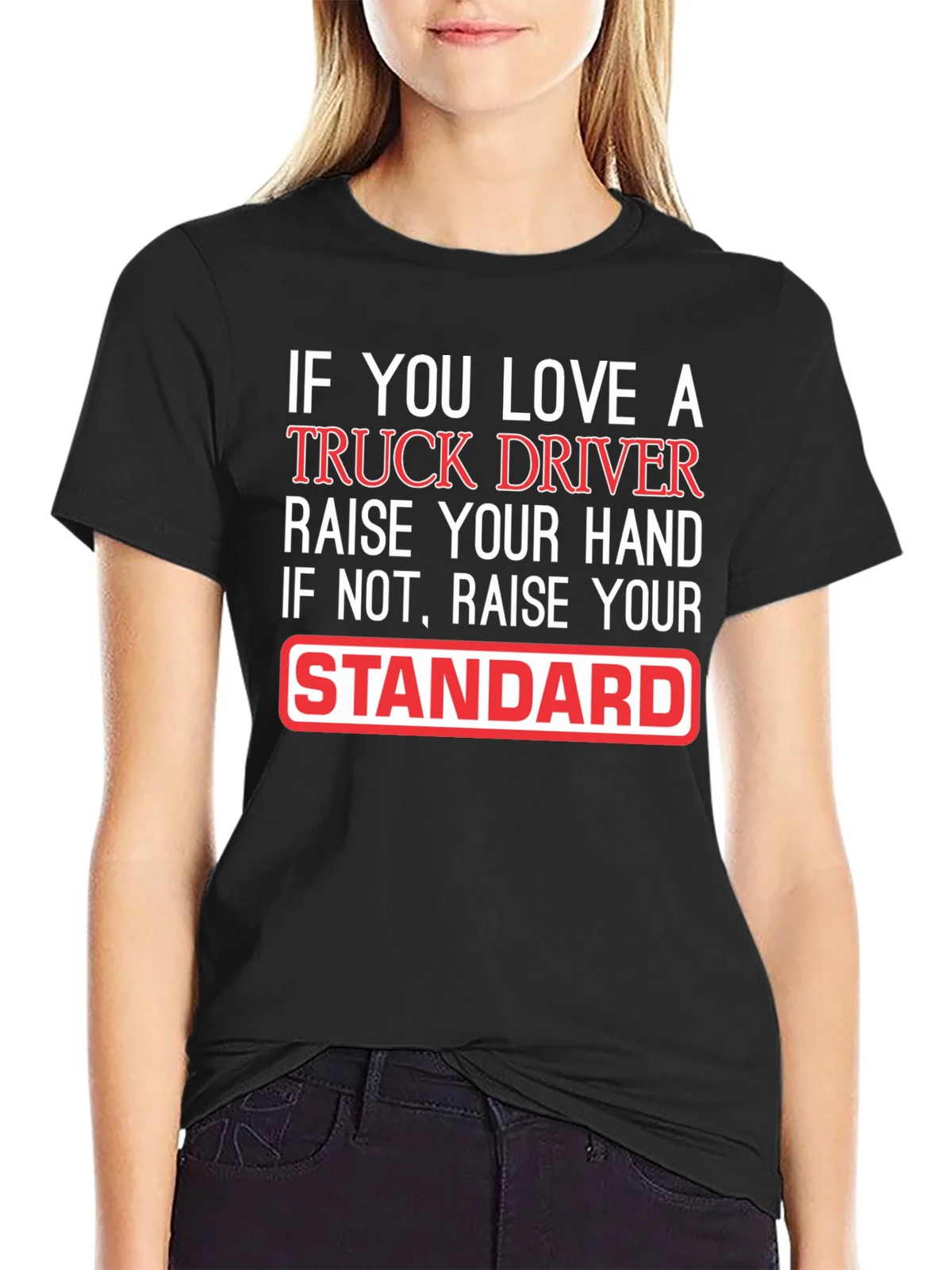 Truck Driver Love Funny Graphic T-Shirt product image 2