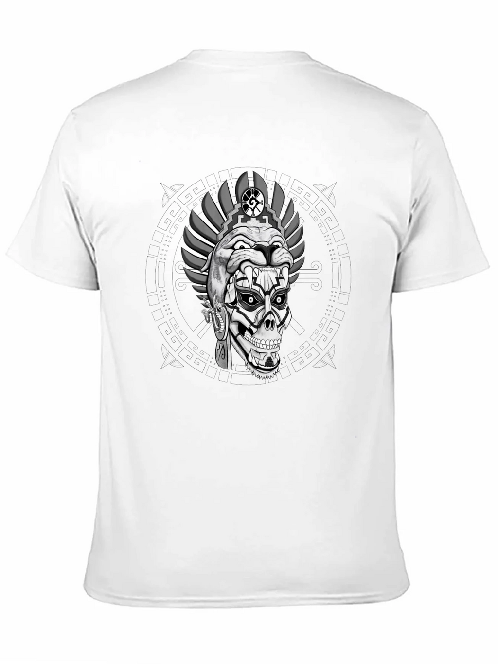 Aztec Skull Graphic Print T-Shirt product image 10