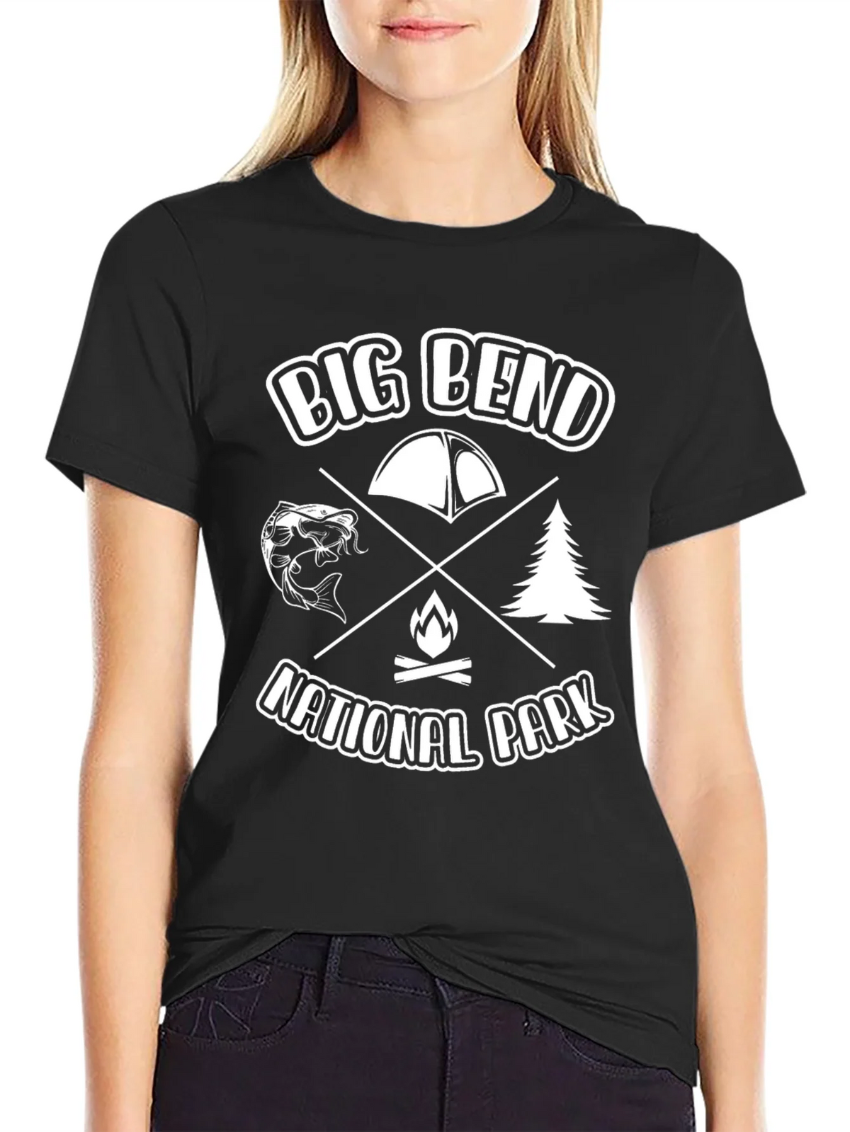 Big Bend National Park Black Graphic Tee product image 2