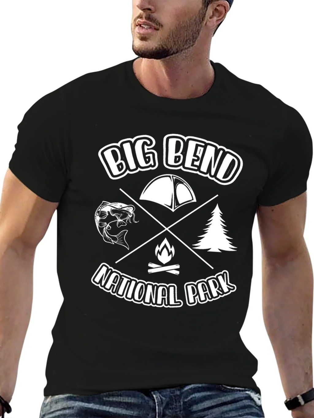 Big Bend National Park Black Graphic Tee product image 6