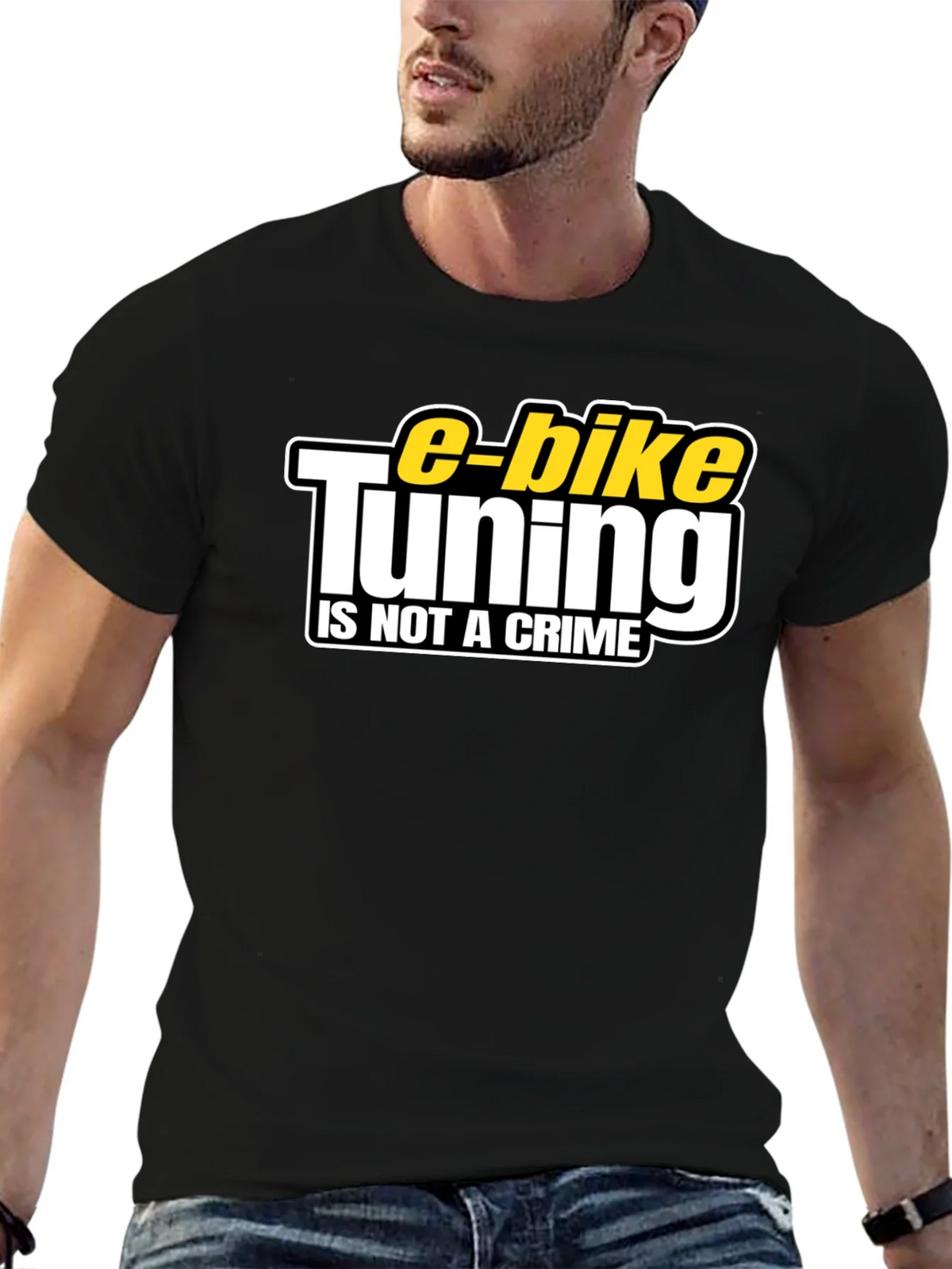 E-bike Tuning is Not a Crime Graphic Tee product image 3