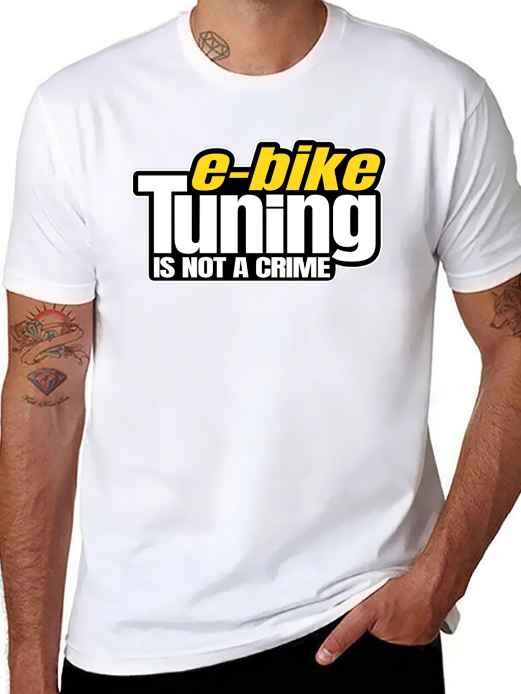 E-bike Tuning is Not a Crime Graphic Tee product image 4