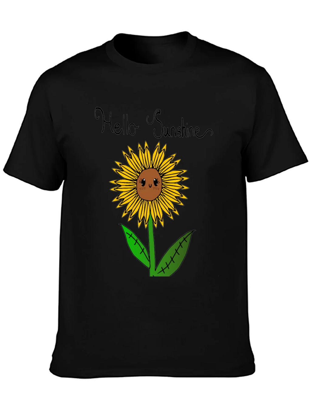 Hello Sunshine Sunflower Graphic Tee product image 3