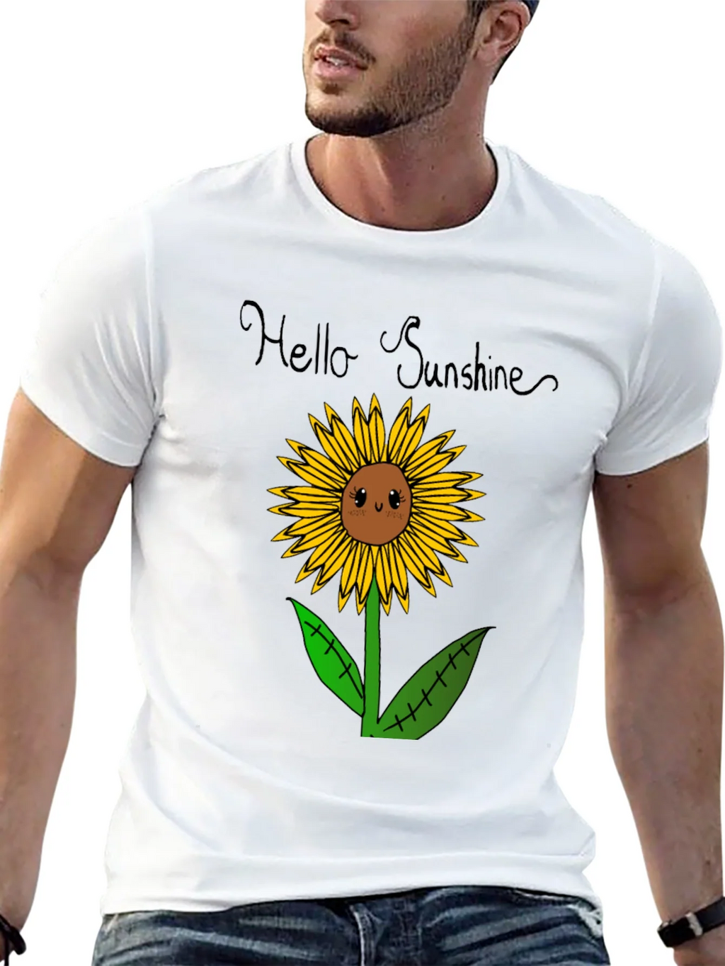 Hello Sunshine Sunflower Graphic Tee product image 12