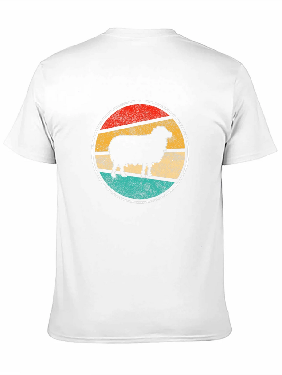 Retro Sheep Graphic Tee - Black Cotton T-Shirt product image 10