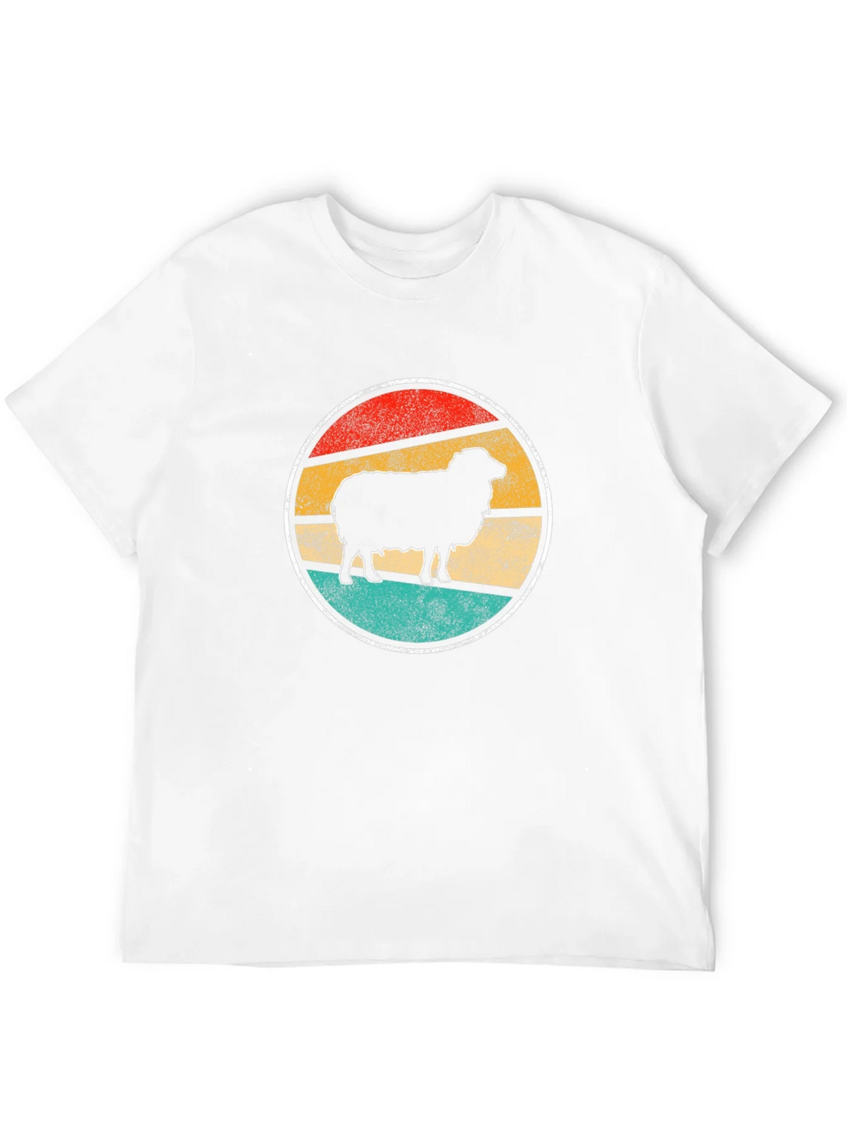 Retro Sheep Graphic Tee - Black Cotton T-Shirt product image 11