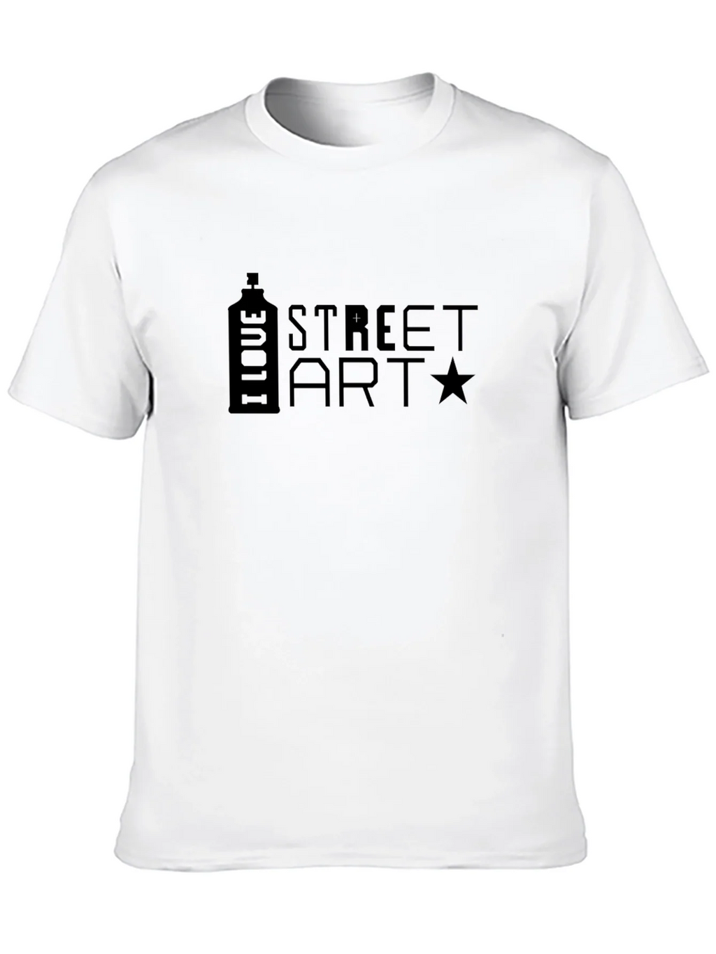 I Love Street Art Black T-Shirt product image 9