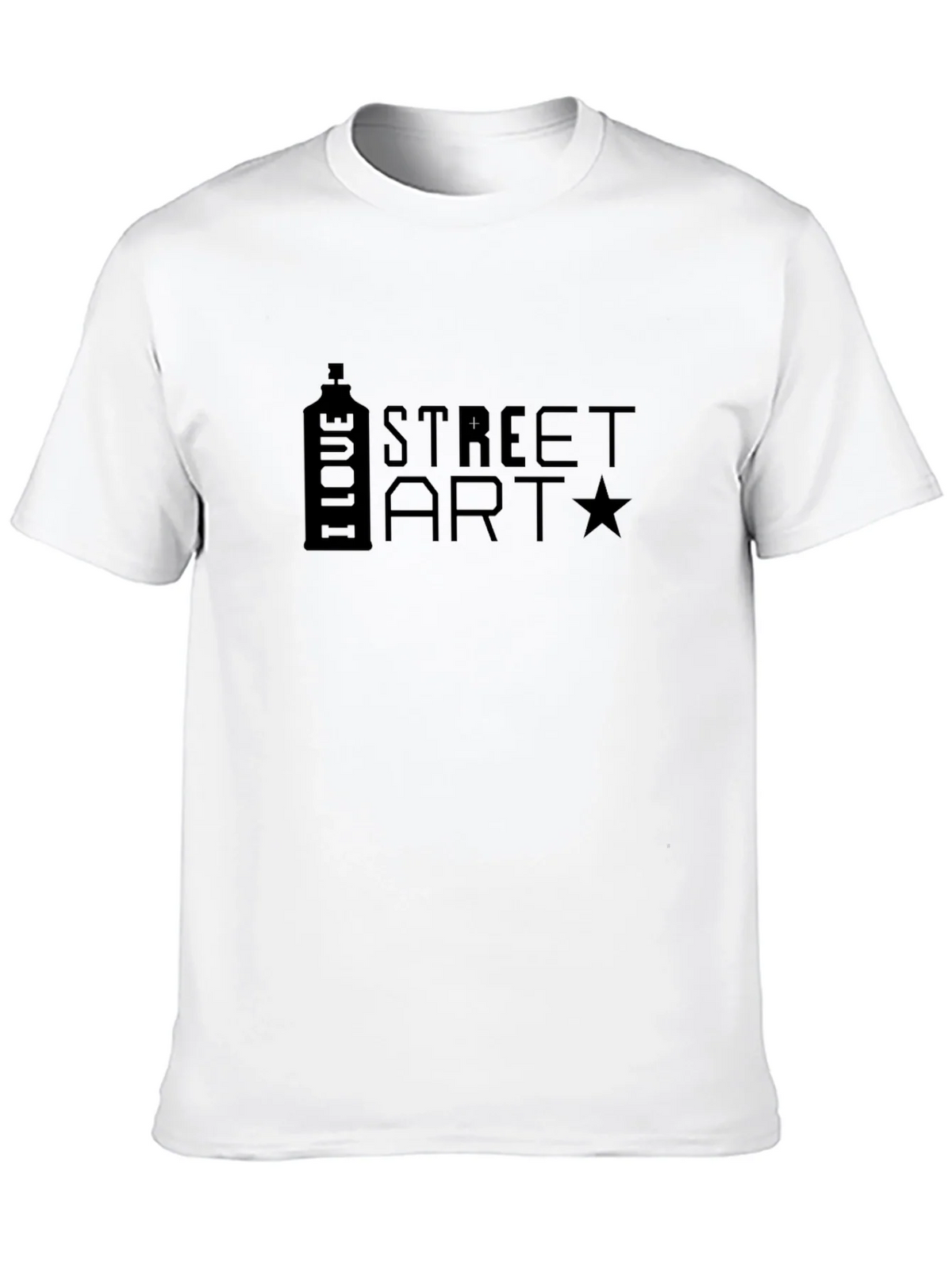 I Love Street Art Black T-Shirt product image 9