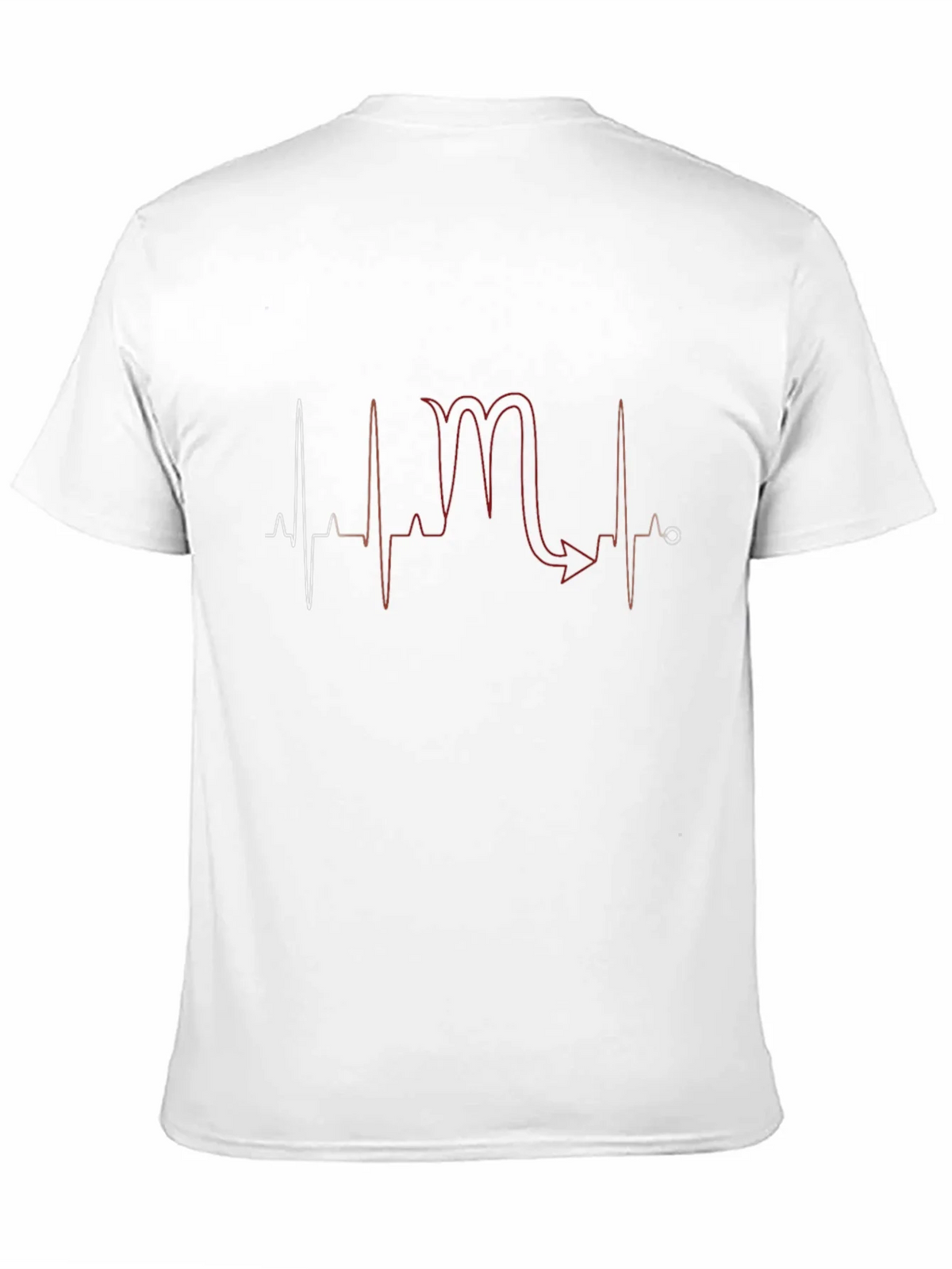 Scorpio Heartbeat T-Shirt - Black Graphic Tee product image 10