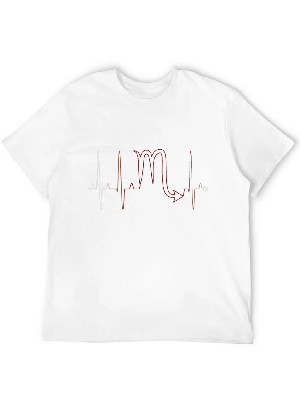 Scorpio Heartbeat T-Shirt - Black Graphic Tee product image 11