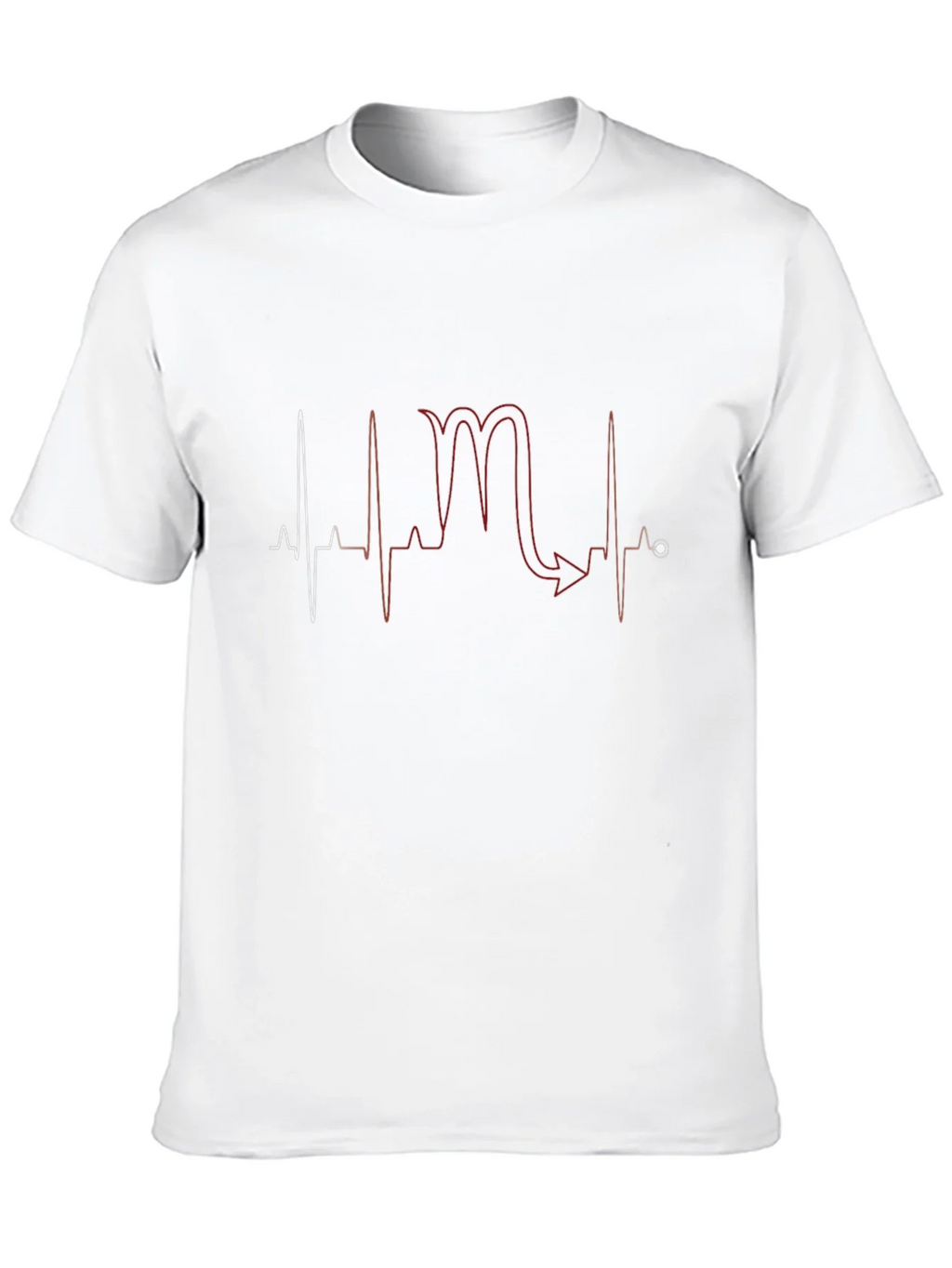 Scorpio Heartbeat T-Shirt - Black Graphic Tee product image 9