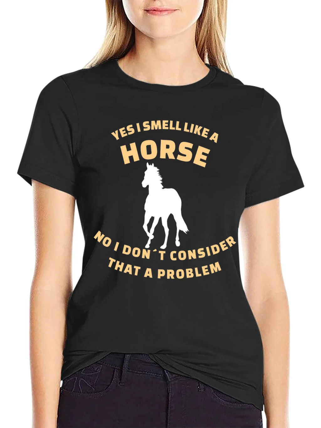 Funny Horse Lover T-Shirt - Yes I Smell Like a product image 2