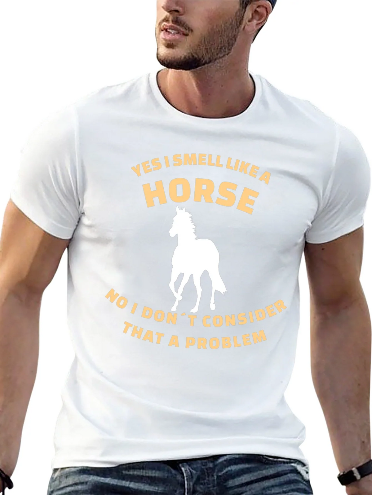 Funny Horse Lover T-Shirt - Yes I Smell Like a product image 12