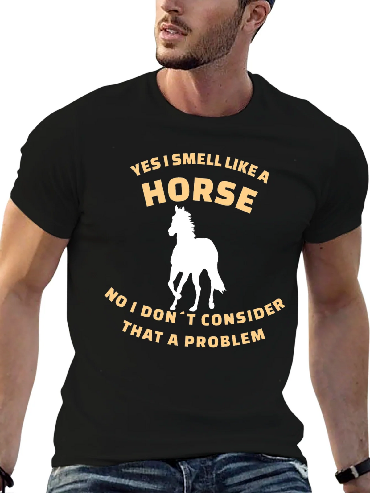 Funny Horse Lover T-Shirt - Yes I Smell Like a product image 6