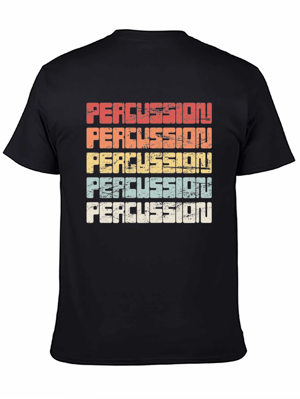 Retro Percussion T-Shirt - Vintage Style Drumming Tee product image 4
