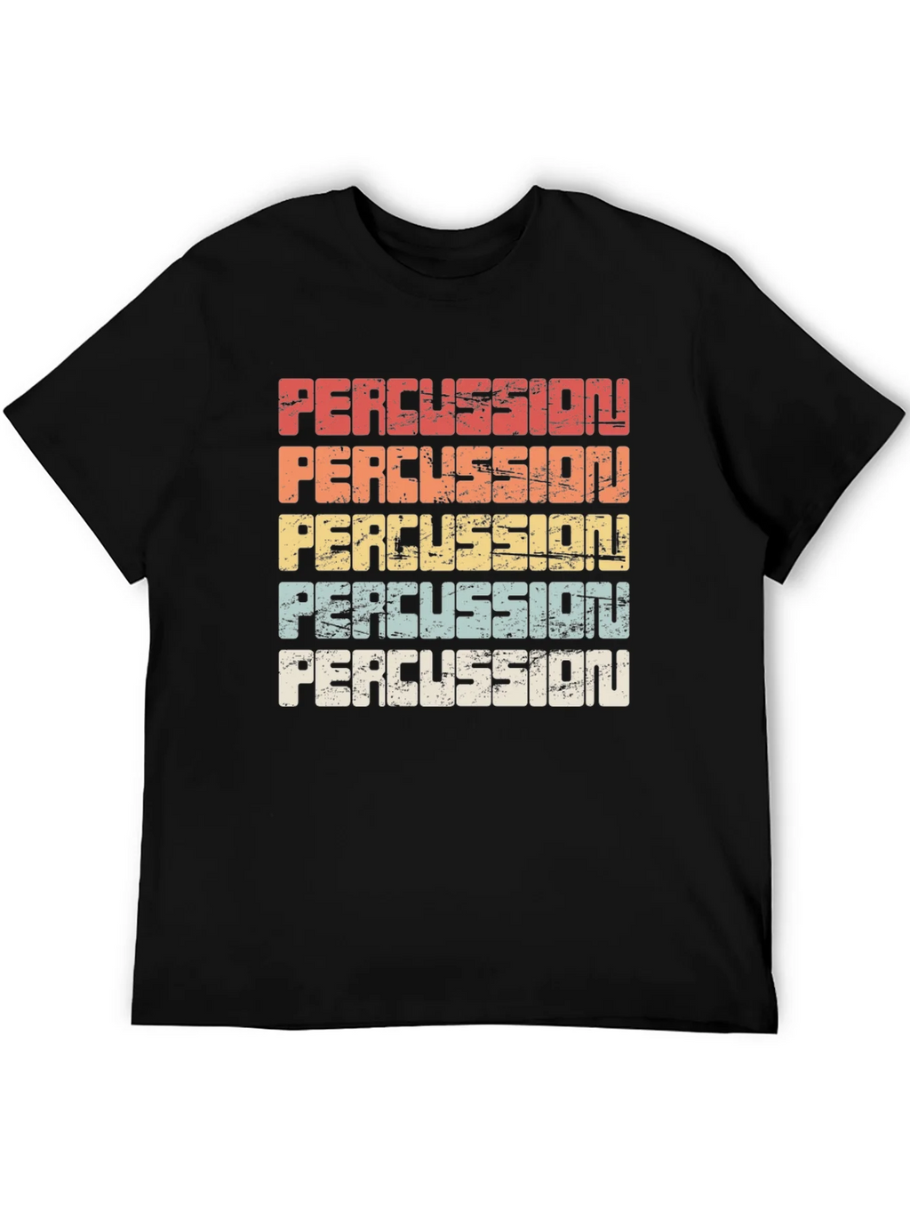 Retro Percussion T-Shirt - Vintage Style Drumming Tee product image 5