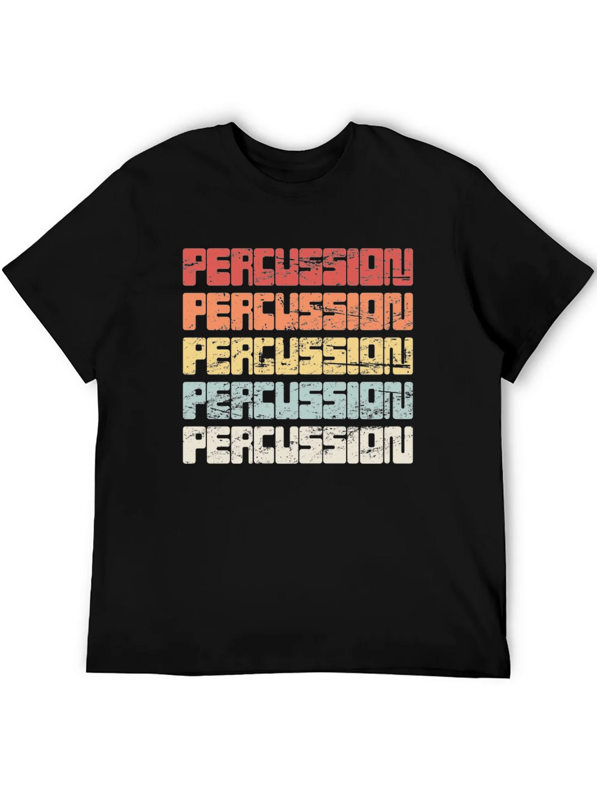 Retro Percussion T-Shirt - Vintage Style Drumming Tee product image 5