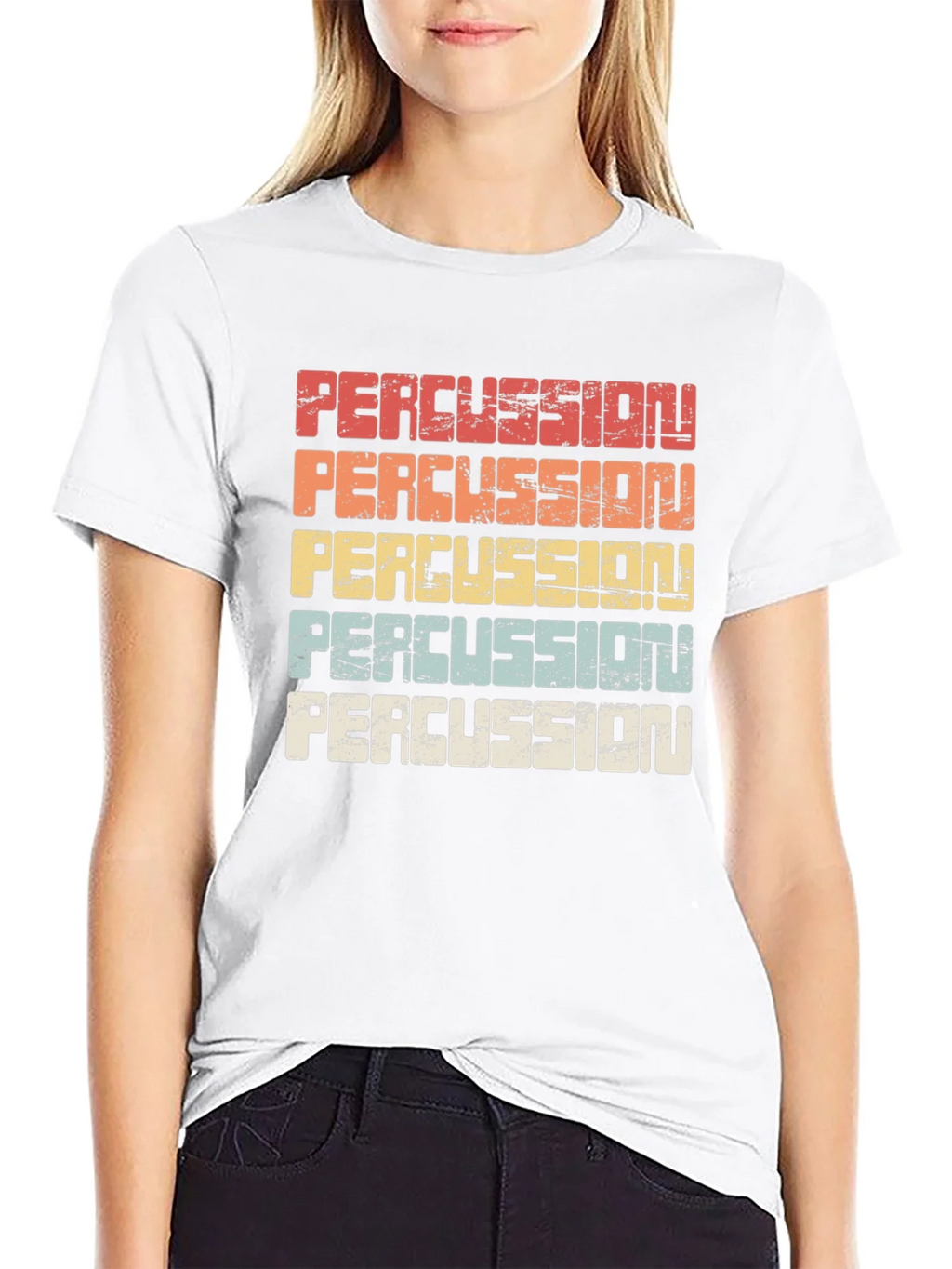 Retro Percussion T-Shirt - Vintage Style Drumming Tee product image 8
