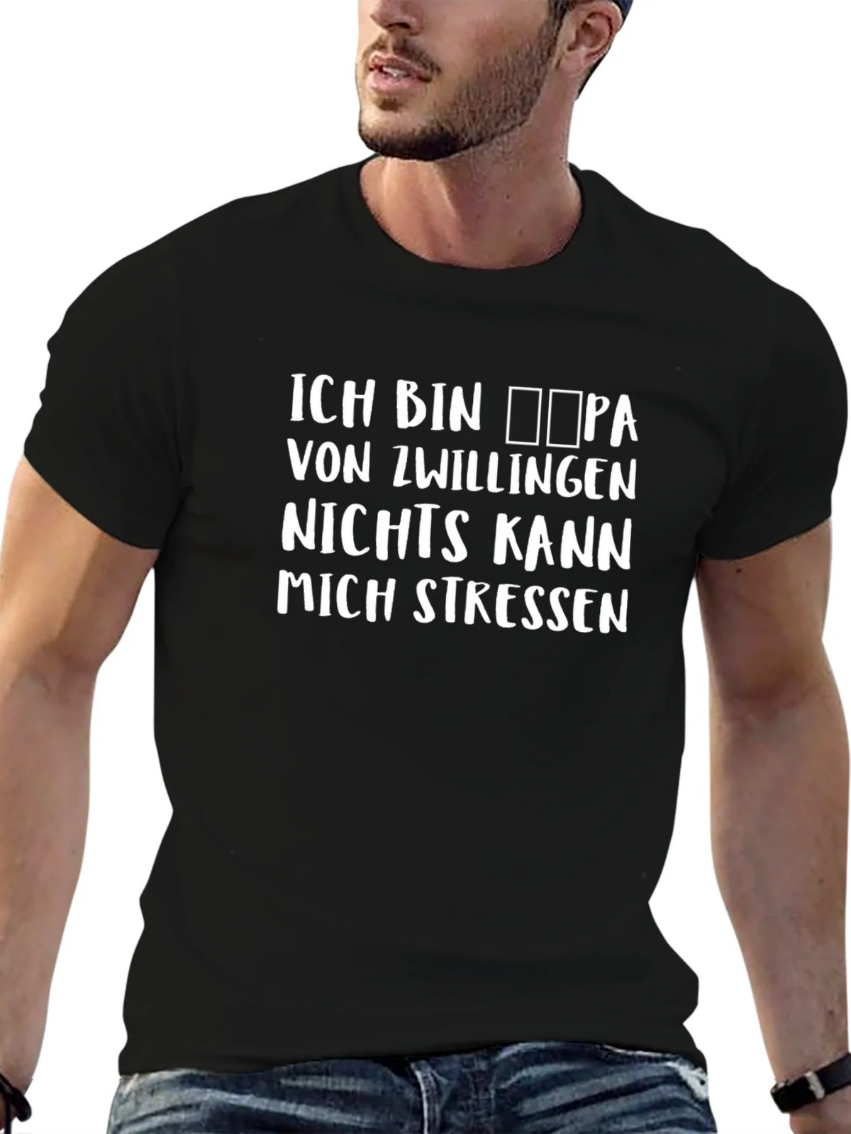Ich Bin Opa T-Shirt - Twin Dad Stress Resistant Tee product image 6