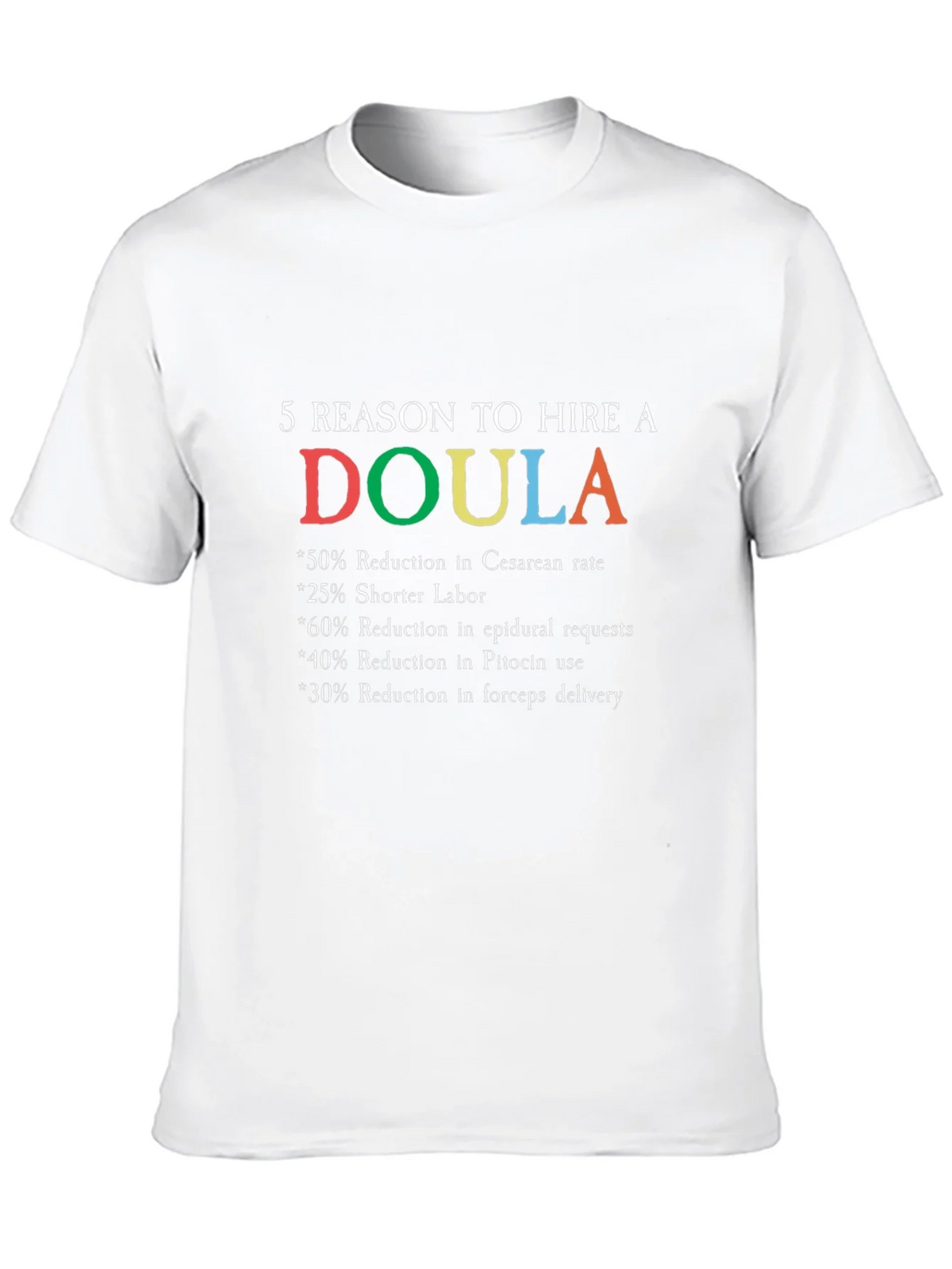 Doula Reasons Graphic T-Shirt product image 9