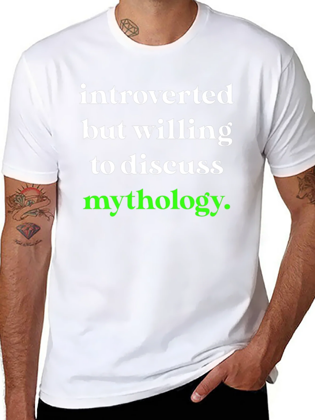 Introverted Mythology T-Shirt: Comfortable Cotton Tee product image 7