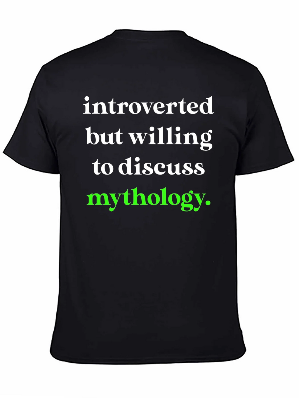 Introverted Mythology T-Shirt: Comfortable Cotton Tee product image 4