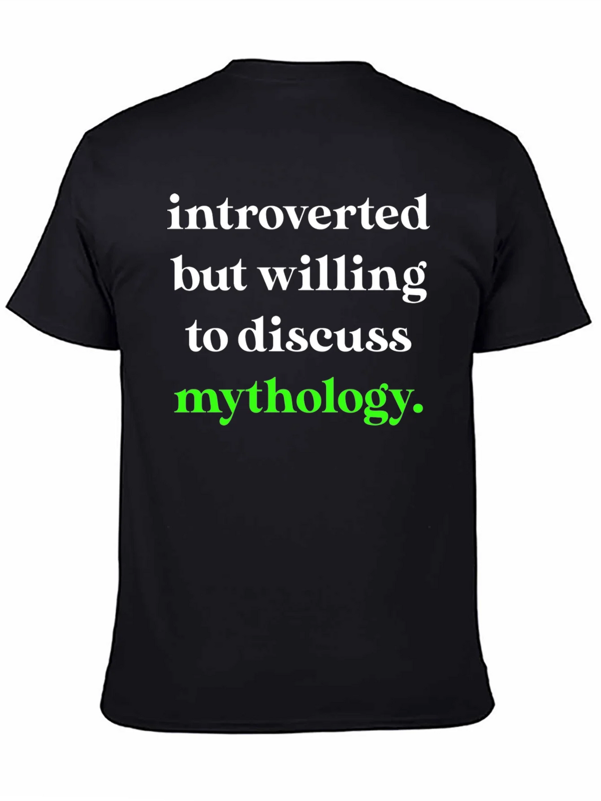 Introverted Mythology T-Shirt: Comfortable Cotton Tee product image 4