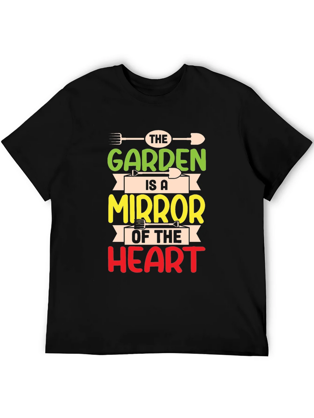 Garden Mirror Heart T-Shirt - Gardener Gift product image 5