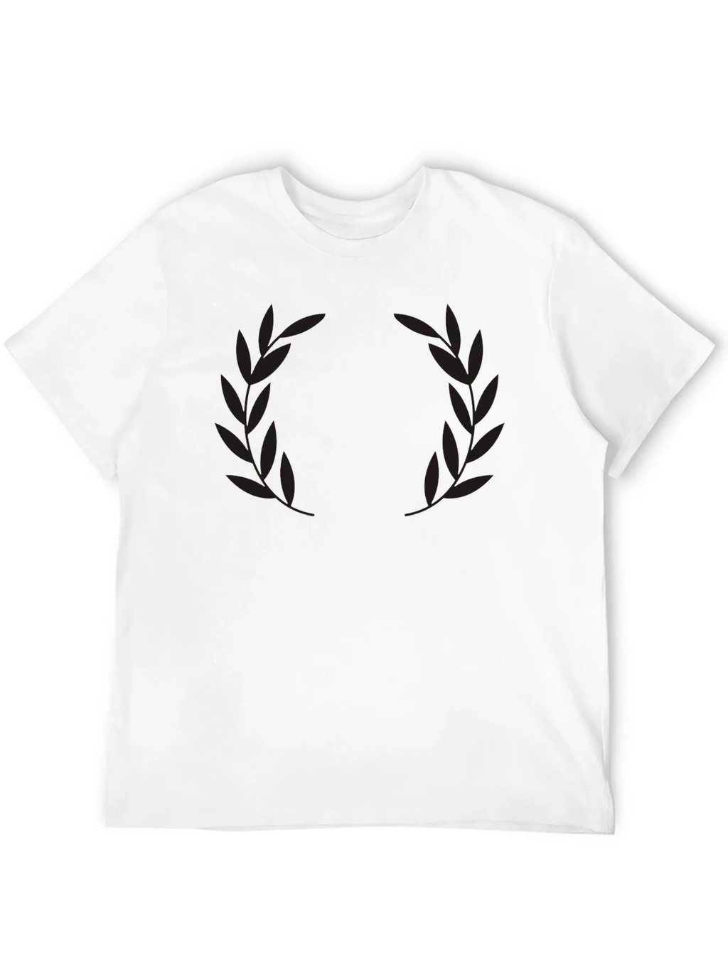 Mens Black Laurel Wreath Graphic T-Shirt product image 11