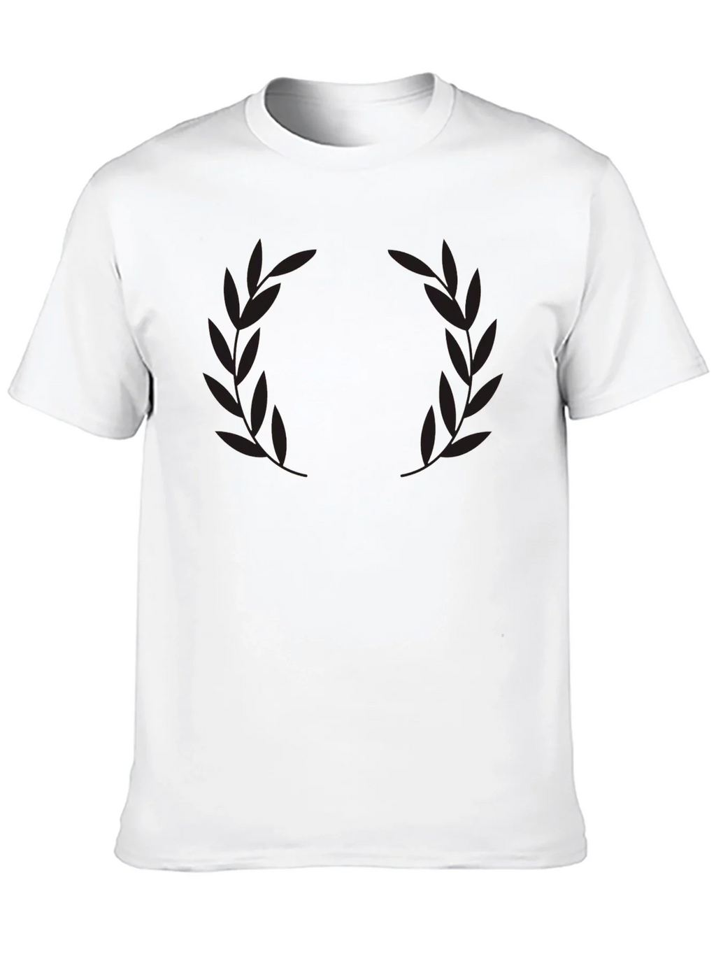 Mens Black Laurel Wreath Graphic T-Shirt product image 9