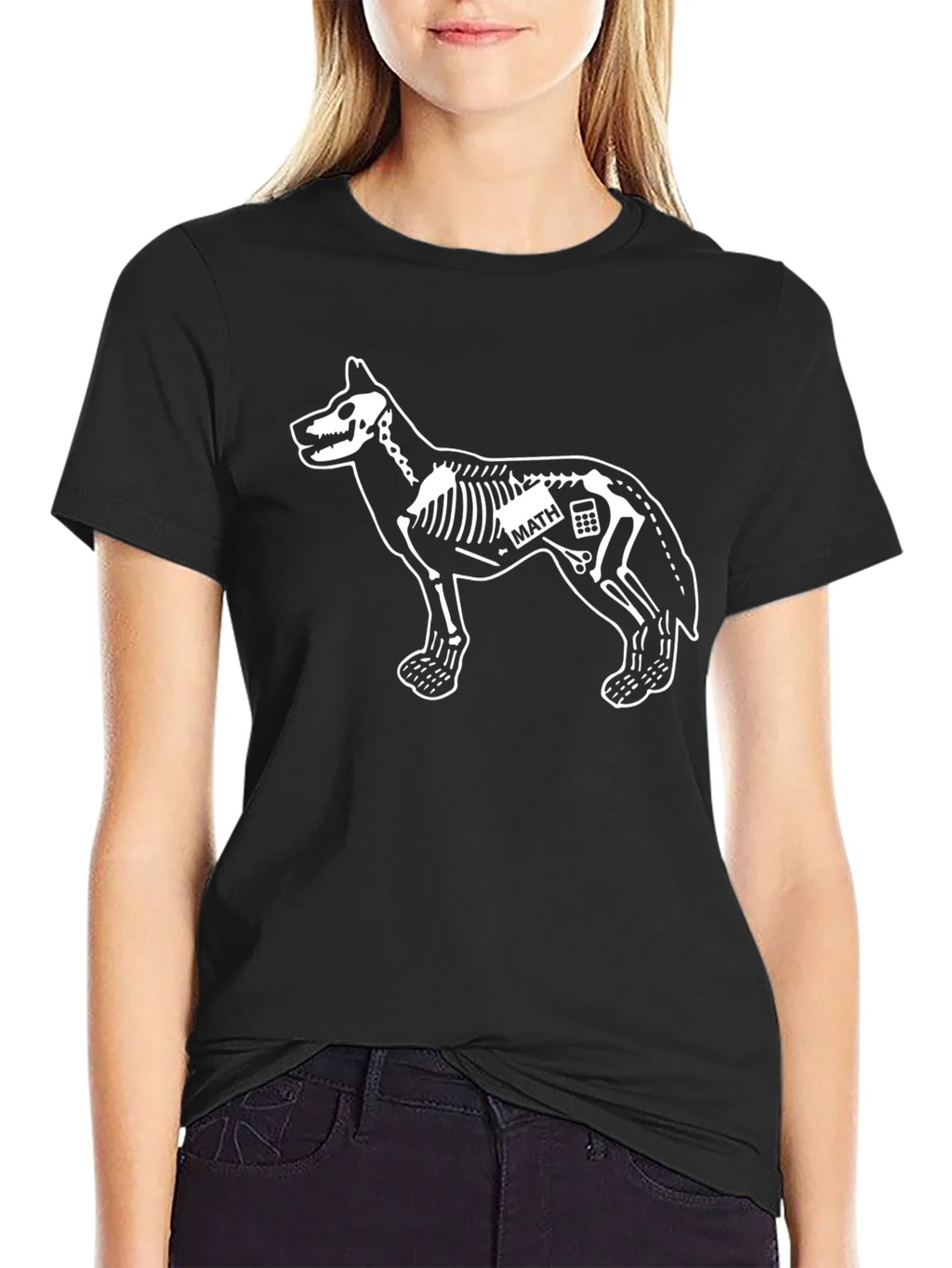 Dog Skeleton Math T-Shirt product image 2