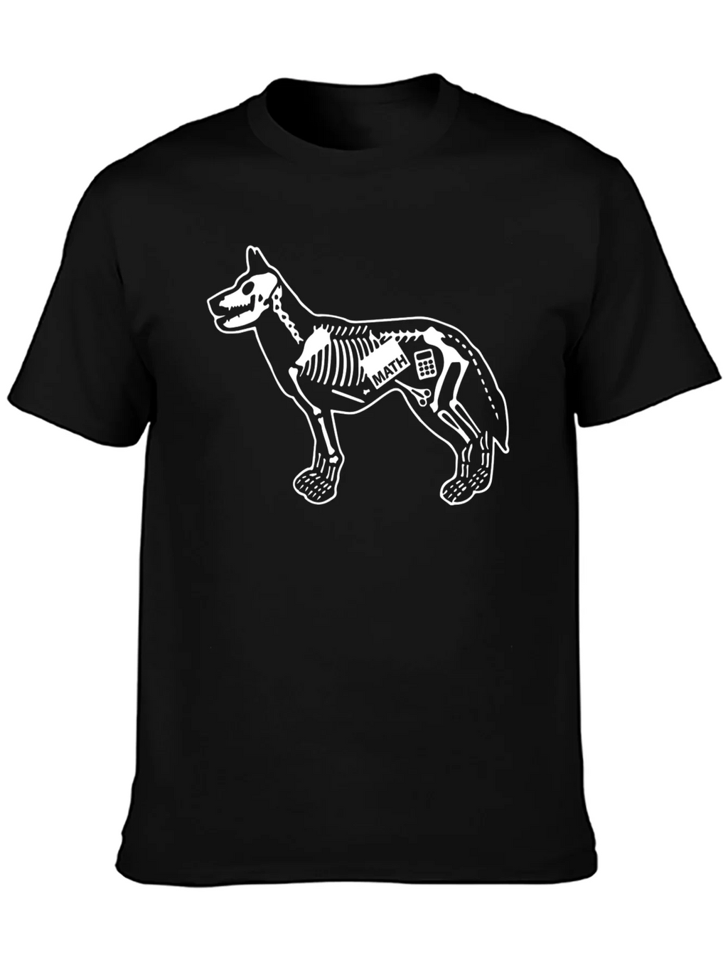 Dog Skeleton Math T-Shirt product image 3