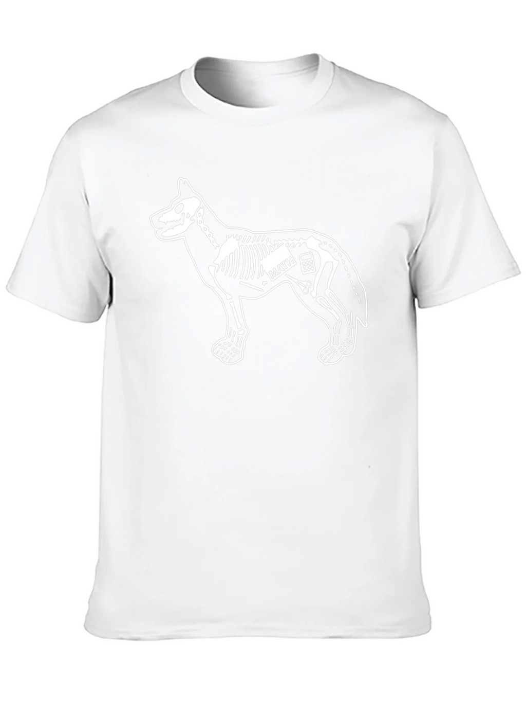 Dog Skeleton Math T-Shirt product image 9