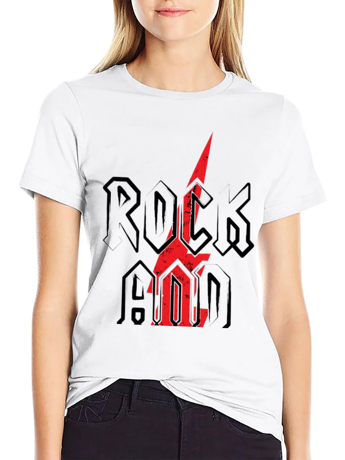 Rock and Roll T-Shirt - Mens Black Graphic Tee product image 2