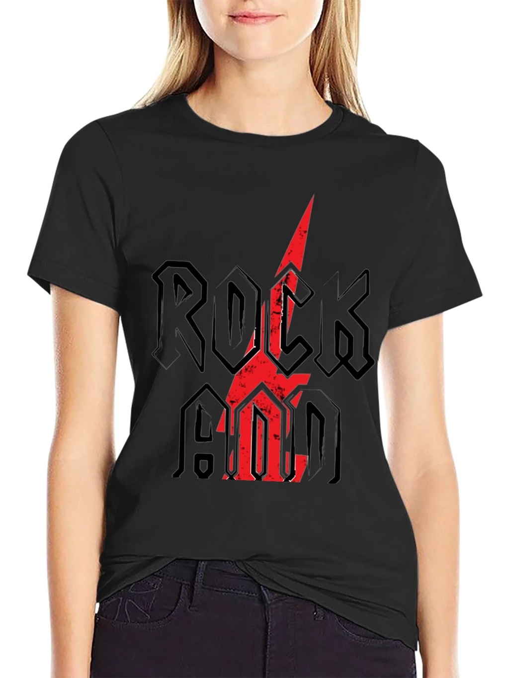 Rock and Roll T-Shirt - Mens Black Graphic Tee product image 1