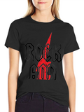 Rock and Roll T-Shirt - Mens Black Graphic Tee product image 1
