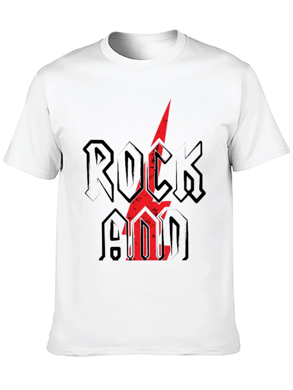 Rock and Roll T-Shirt - Mens Black Graphic Tee product image 3