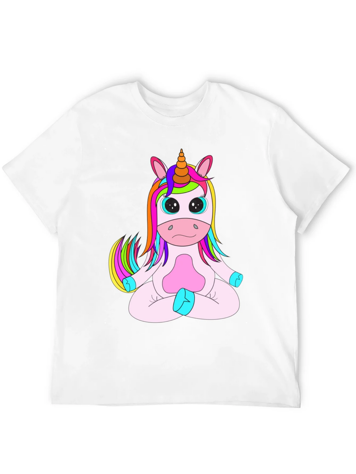 Unicorn Meditation Black T-Shirt product image 11