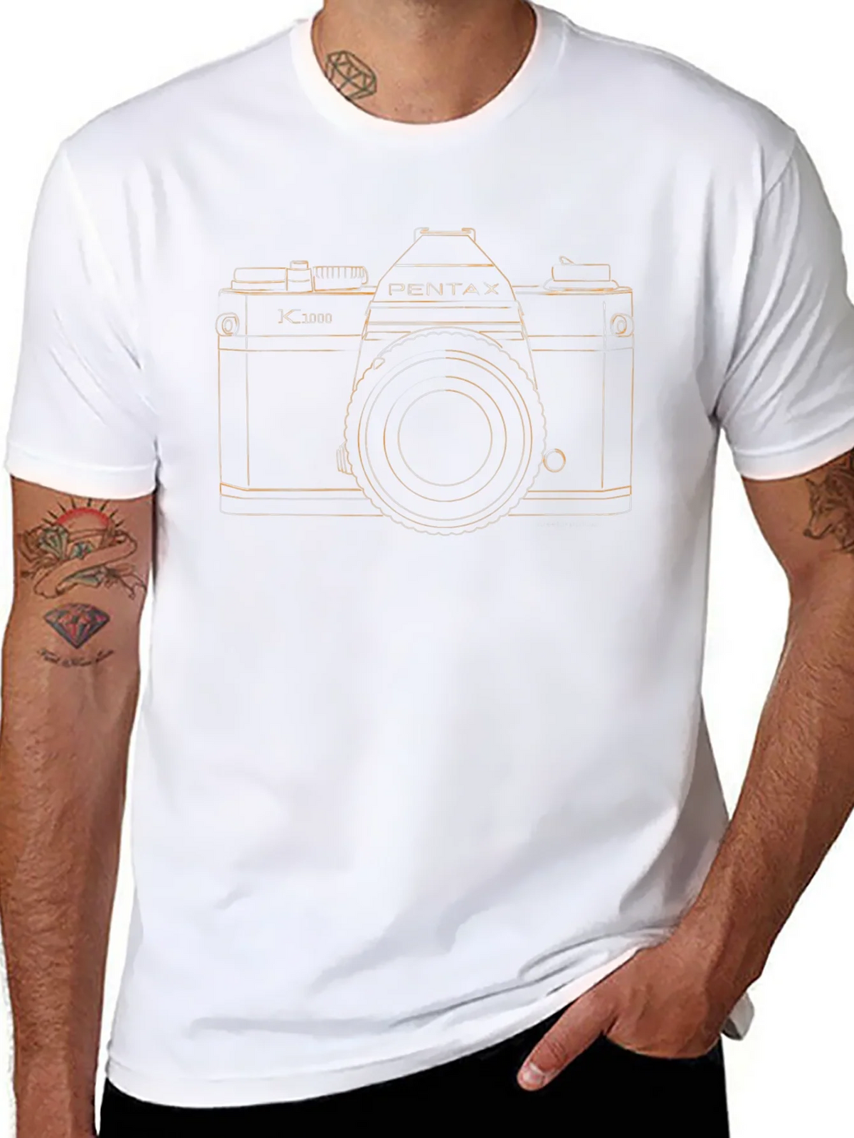 Retro Camera T-Shirt - Classic Pentax K1000 Design product image 7