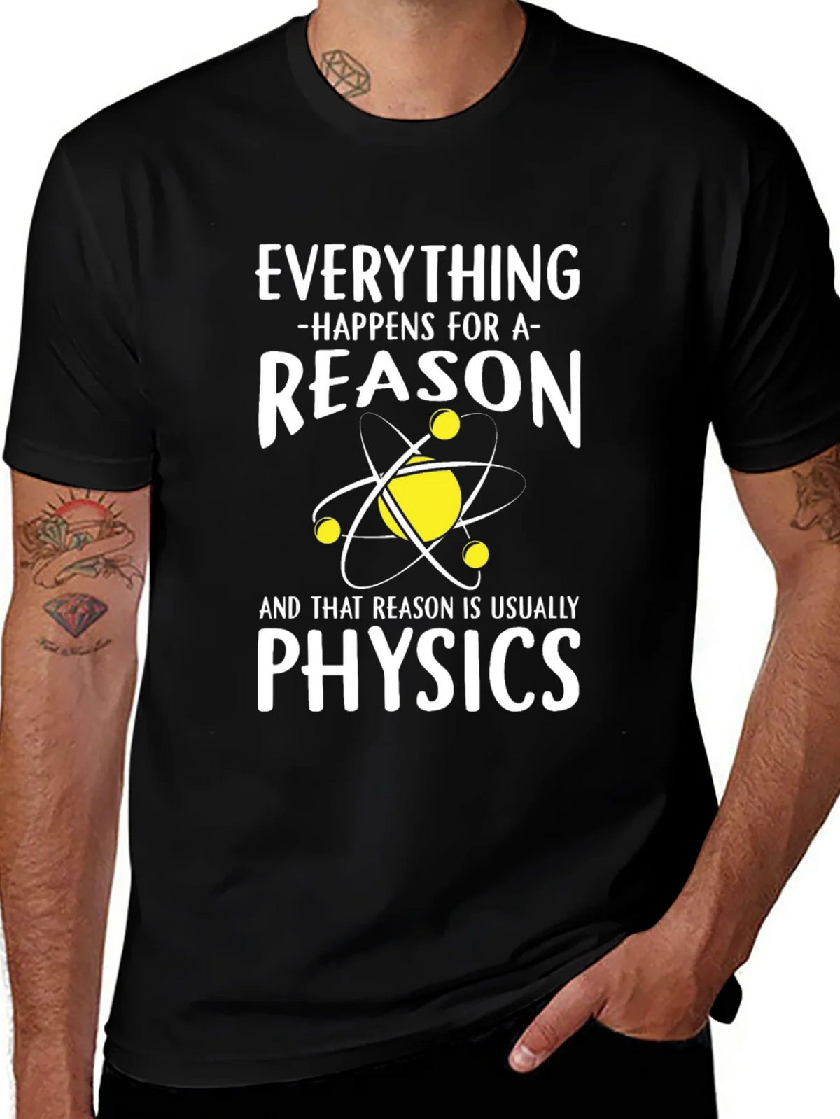 Physics Reason T-Shirt Funny Science Tee product image 1