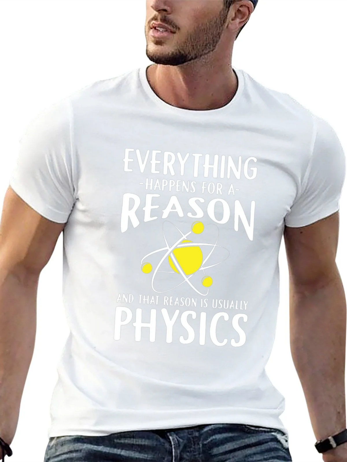 Physics Reason T-Shirt Funny Science Tee product image 12