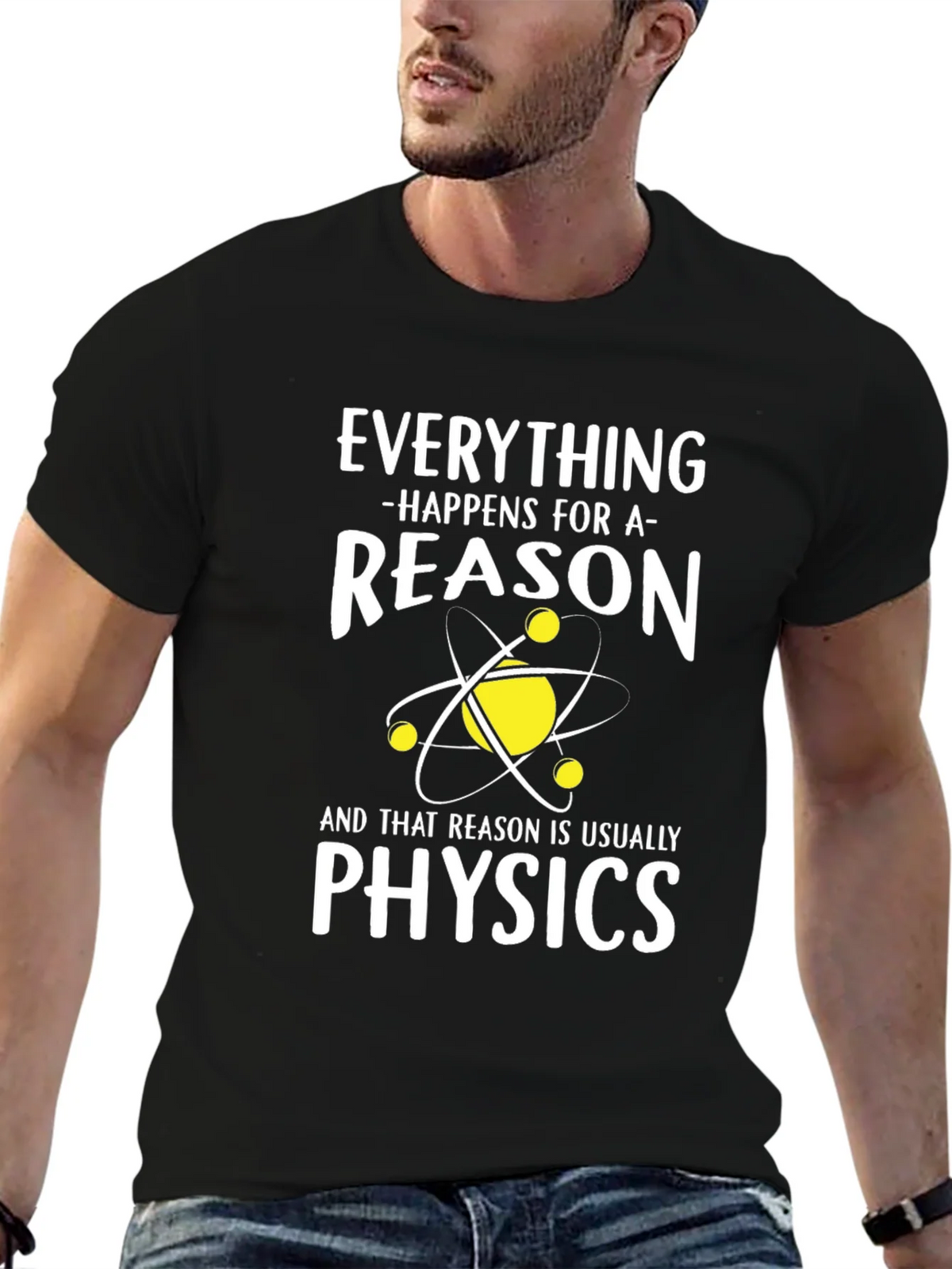 Physics Reason T-Shirt Funny Science Tee product image 6