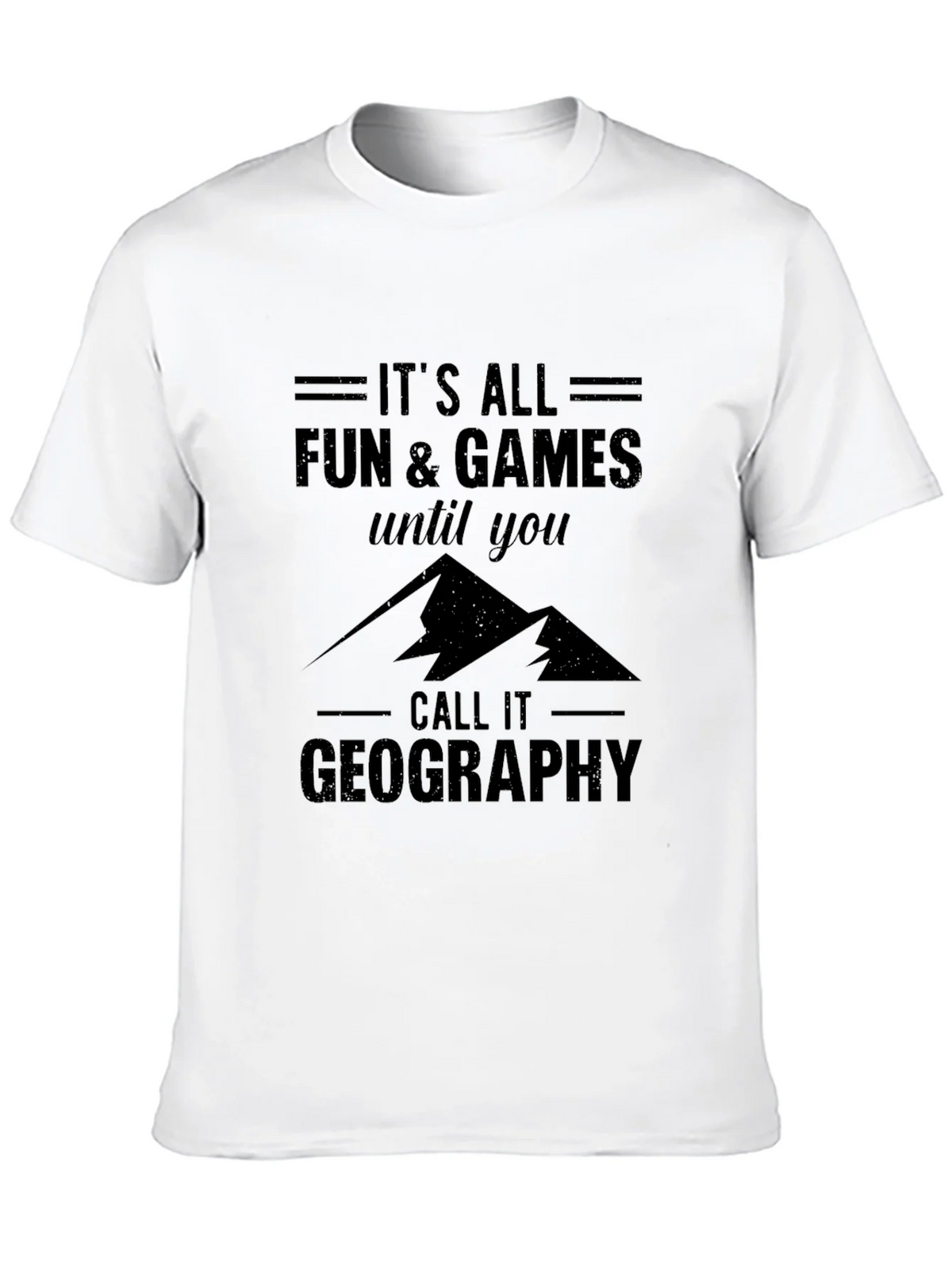 Funny Geography T-Shirt: Its All Fun & Games product image 9