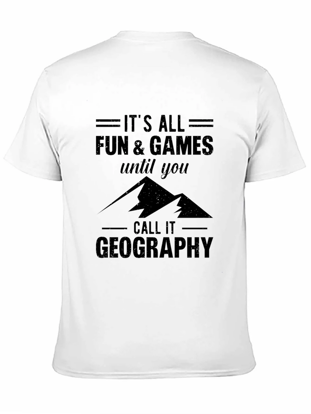 Funny Geography T-Shirt: Its All Fun & Games product image 10